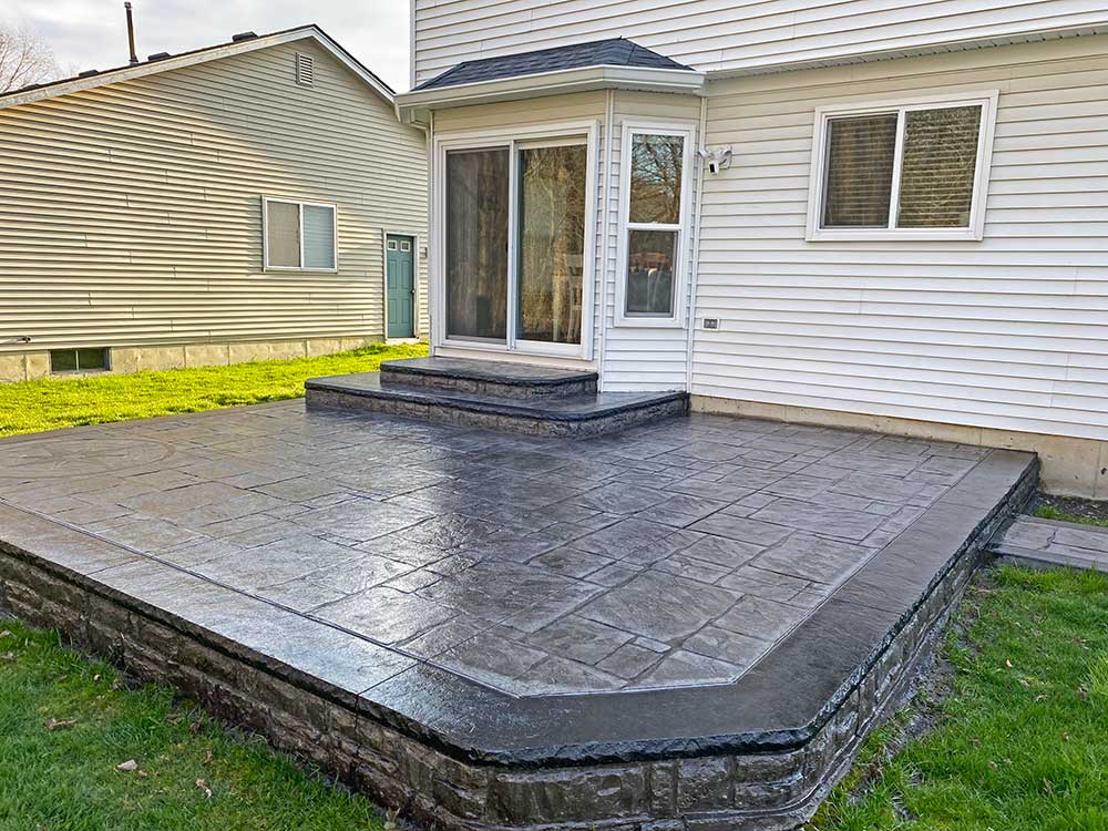residential stamped