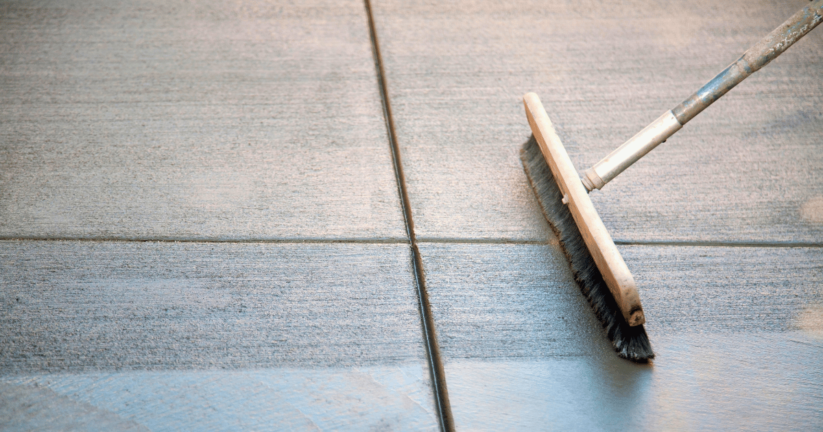 broom finish